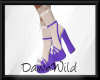 Sassy Purple Sock Heels