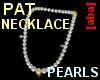 [aba] Pat Necklace pearl