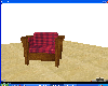 Red flannel chair