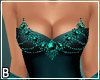 Teal Diamond Layer Gown