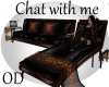 (OD) Brown sofa with pos