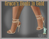 Grace's Heels In Gold