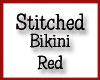 [BRM]Stitched Bikini Red