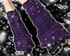 ☆ purple plaid warmers