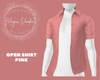 Open Shirt Pink