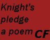 CF A Knights Pledge