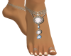 foot charm and toe rings