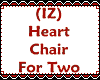 (IZ) Heart Chair For Two