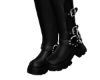 Leather black boots