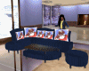 blue Santa sofa