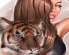 'Tiger Girl' Cutout