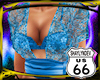 SD Lace Top Azure Blue