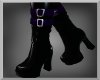 Black/Purple Boots