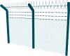 Chain Link Barbed Fence