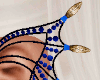 Blue Elf Earrings