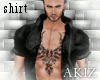 ]Akiz[ Open B Shirt