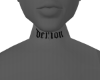 DEMON Neck Tatt