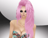 Pink sexy beach hair