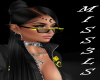 Hair black pony