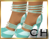 CH Norma MetalTeal Heels
