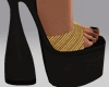 Diana Heels Gold / Black