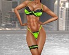 Lingerie Set Lime Green