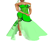 Long green Dress