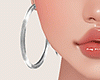 Silver Hoops