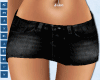 SE-Black Jean Mini Skirt