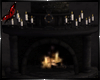 Vamp Coven Bed Fireplace
