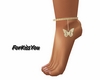 Gold Butterfly Anklets