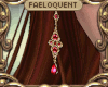 F:~ Belle earrings red