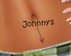 Johnny's Tattoo on Belly