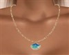 Blue Shell Necklace