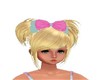MINT & PINK DOUBLE BOWS