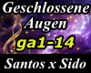 Geschlossene Augen