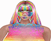 pride glasses  - white