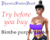 Bimbo purple Halter PSH