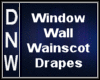 Blue window wall & Drape