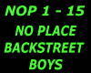 Backstreet Boys No Place