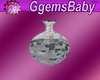 ~GgB~Gray Glass Vase