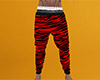 Red Tiger Stripe PJ Pants (M)