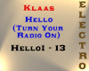 Klaas - Hello