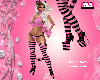 Meow Kitty Boots Pink