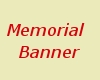 Memorial Banner