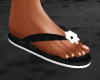 Black Flip Flops DRV