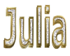 My Name Julia in Bling