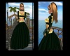 Emerald Gold Gown~
