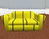 Yellow baby pose couch