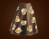 Flintstone Leather Skirt